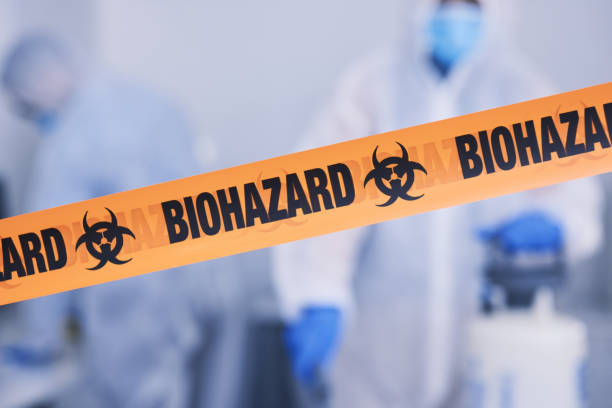 Professional Biohazard technician working in Chestnut Hill, MA
